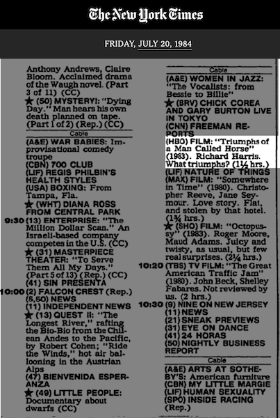 N.Y. Times Schedule
